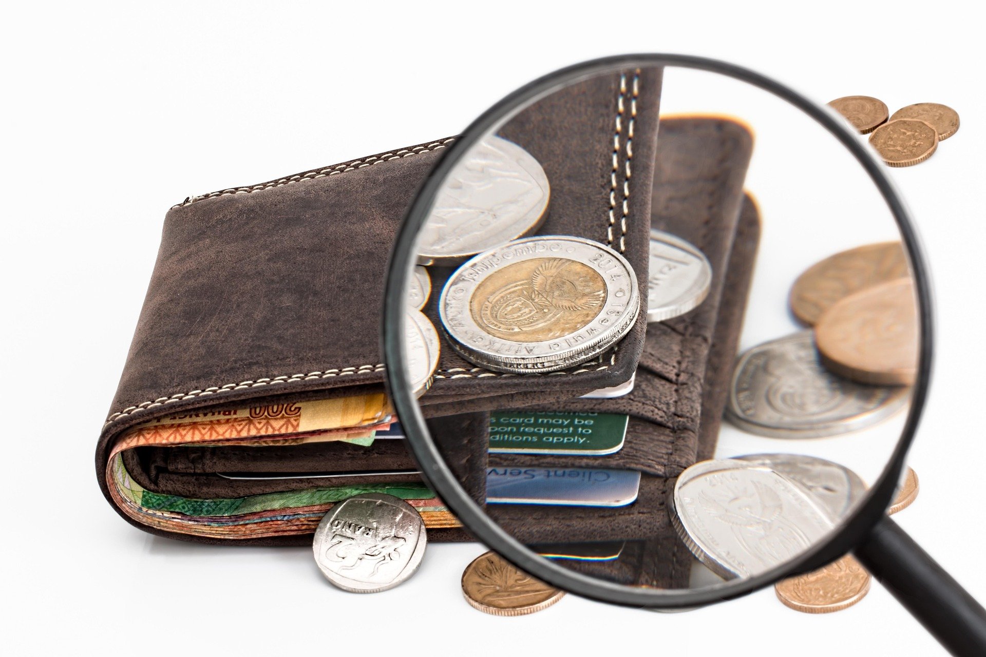 wallet-coins-magnifying-glass