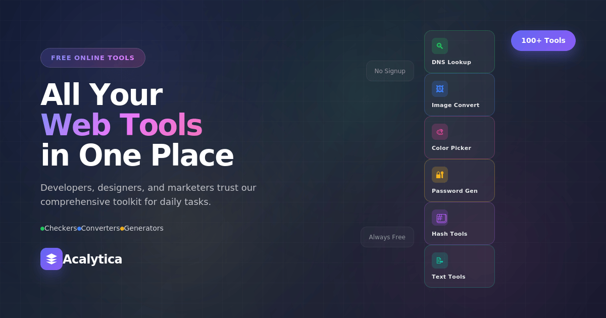 free online tools