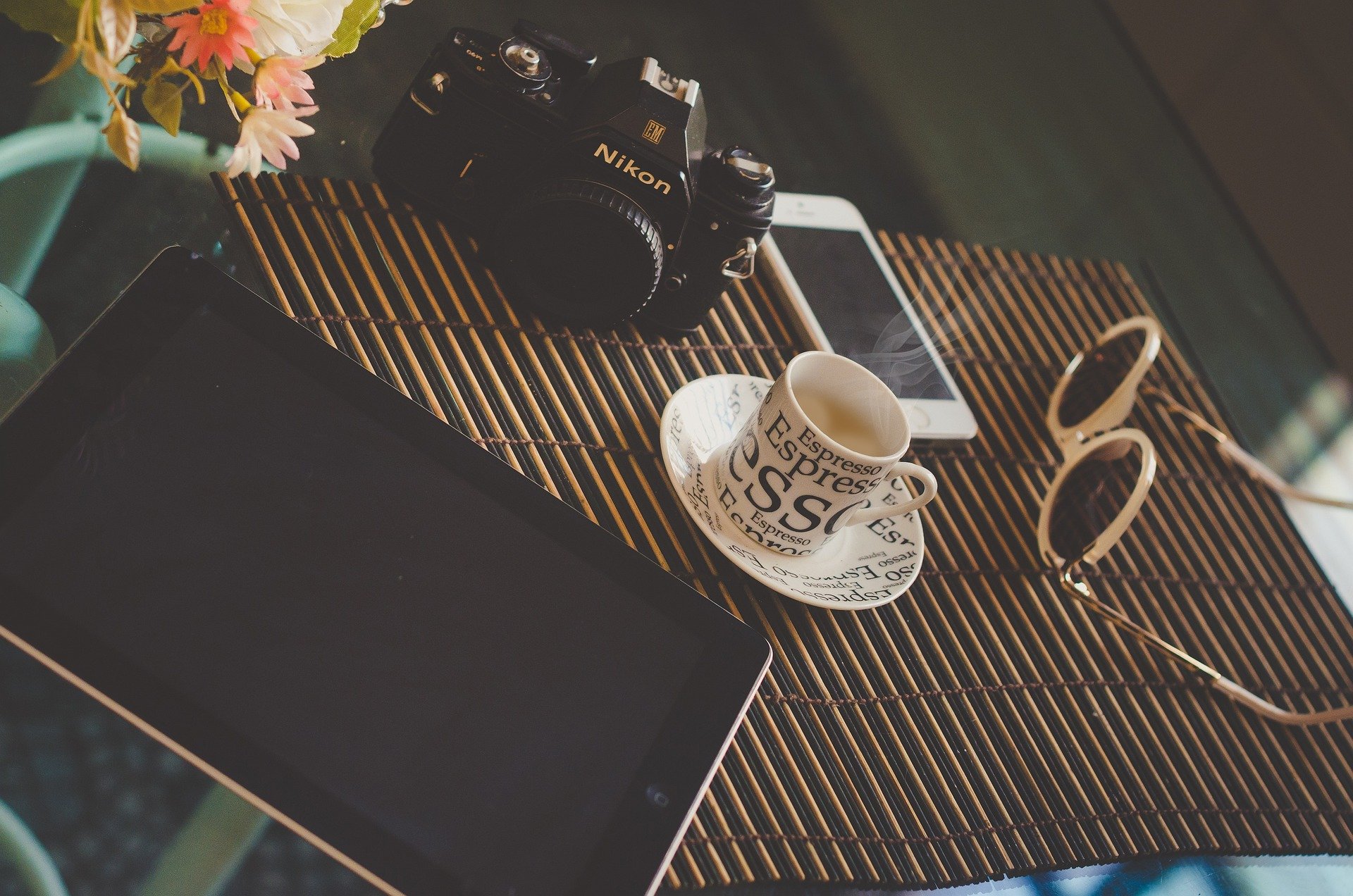 a cup of coffee