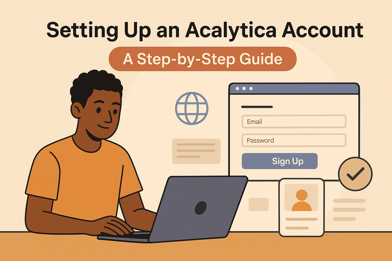 how to create an Acalytica account