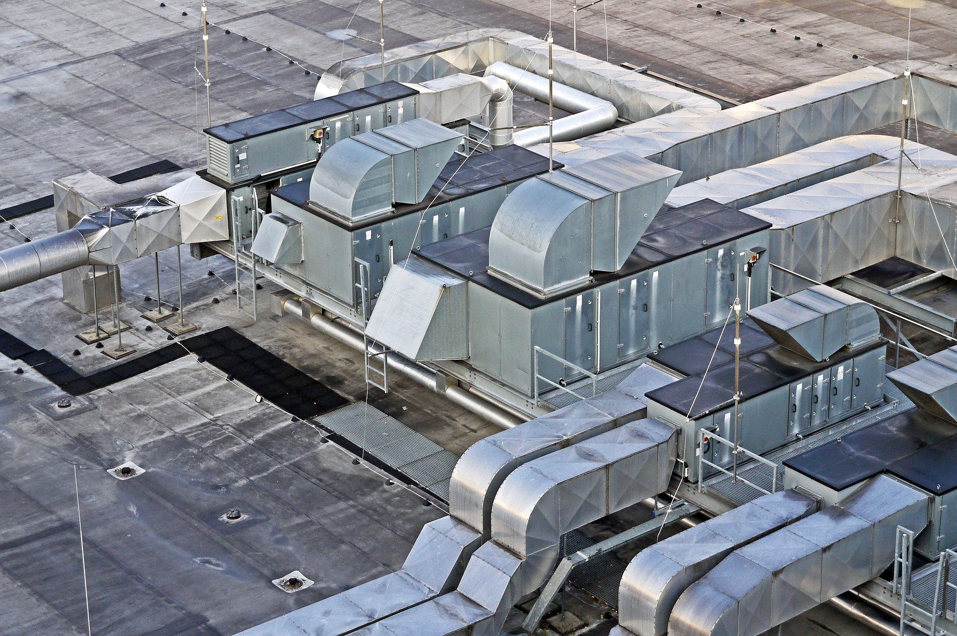 air conditioner industrial roof