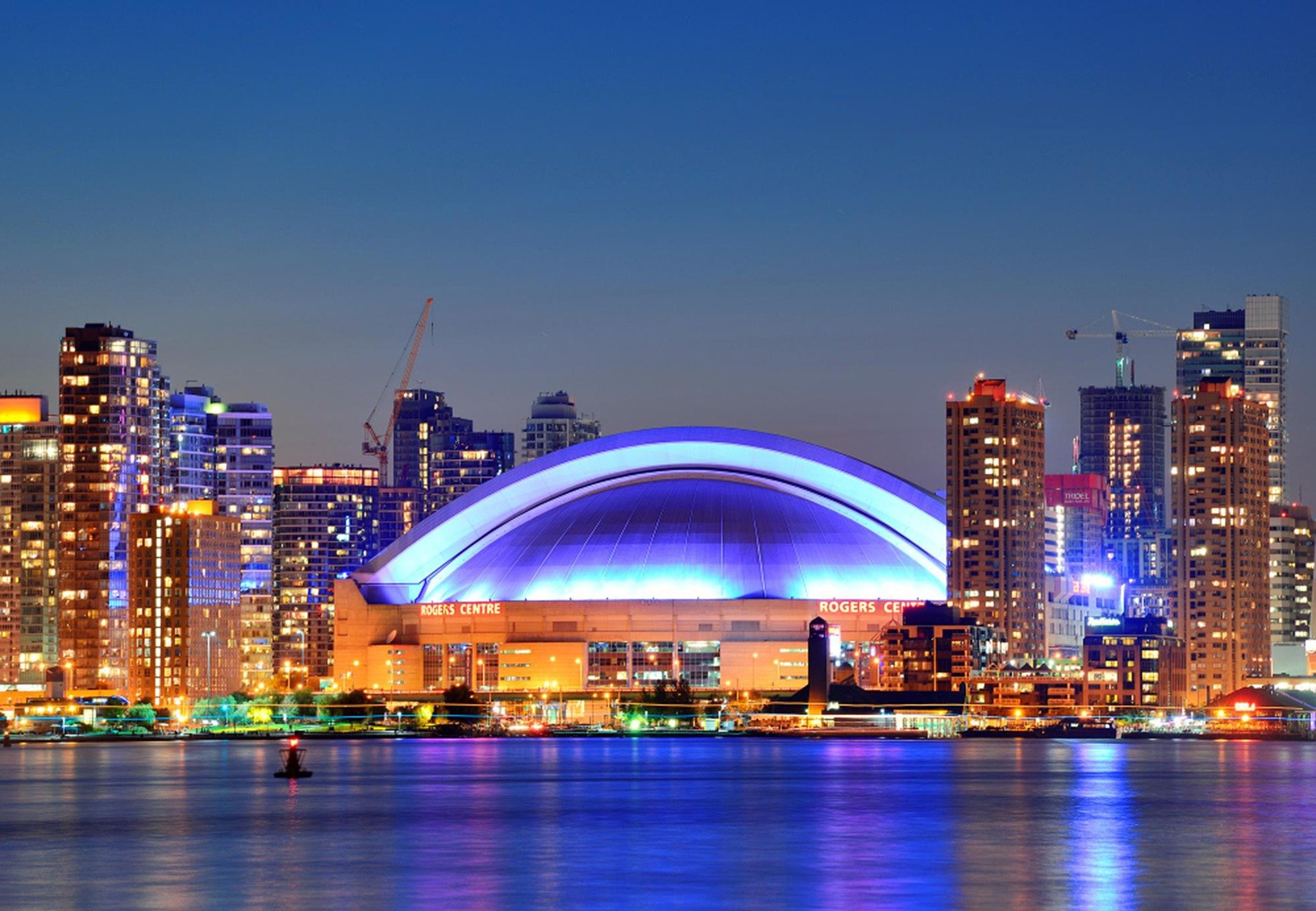 a photo of a futuristic city