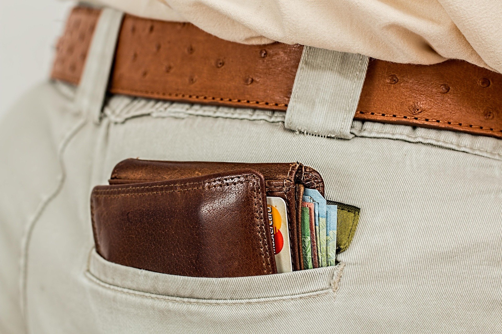 wallet in a pocket