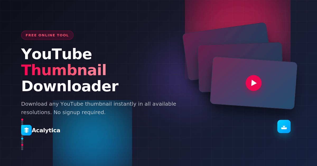 youtube thumbnail downloader