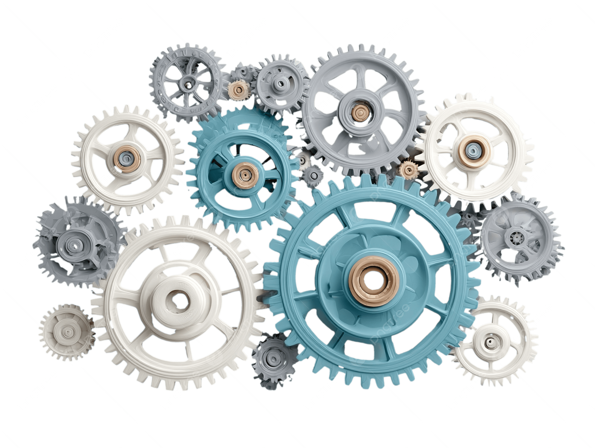 interconnected gears