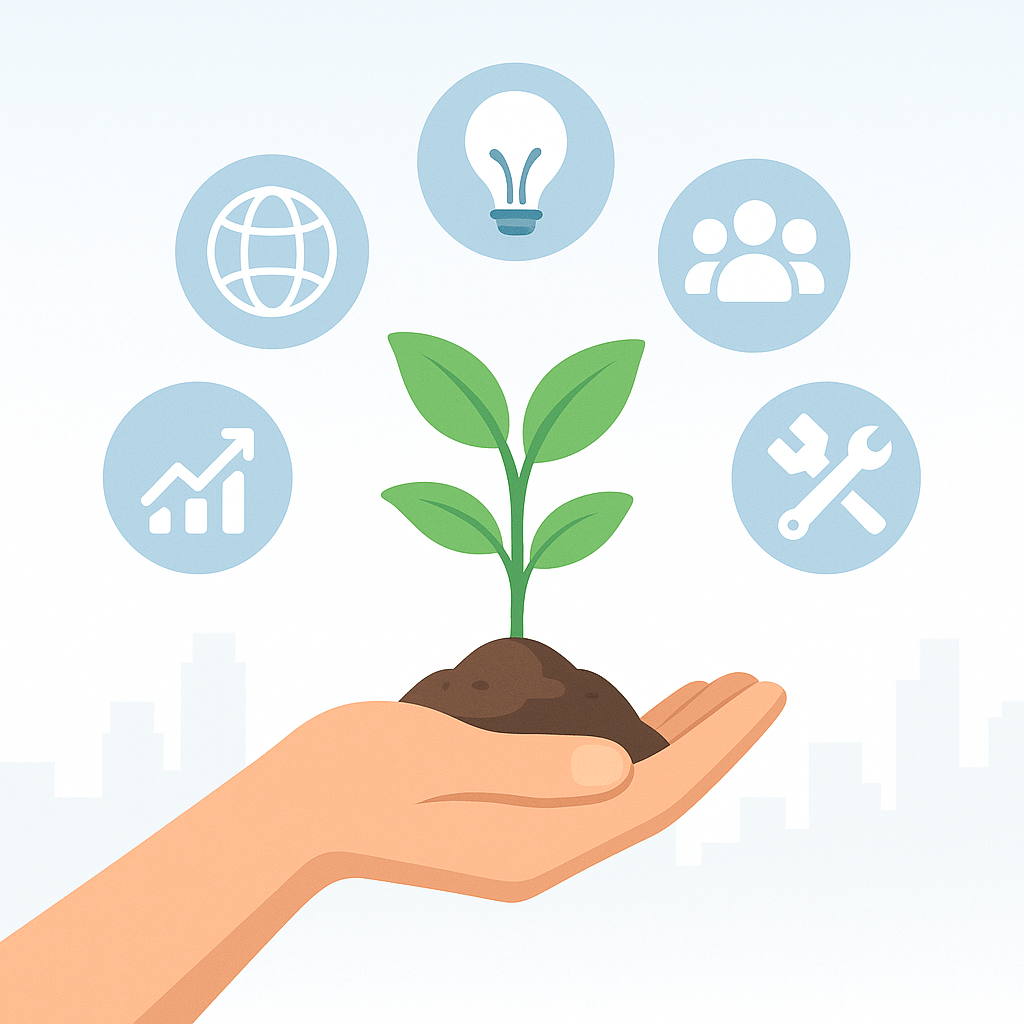 Acalytica provides a comprehensive digital infrastructure tailored for SMMEs and startups across all stages of development