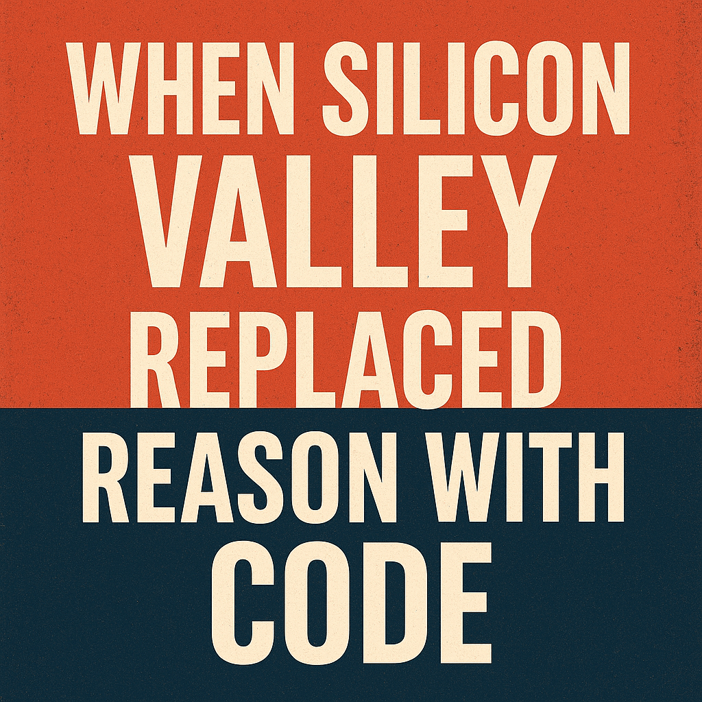 A critique of Silicon Valley’s AI orthodoxy, exposing how scaling, data neutrality, and alignment myths replaced scientific reasoning with technological dogma.