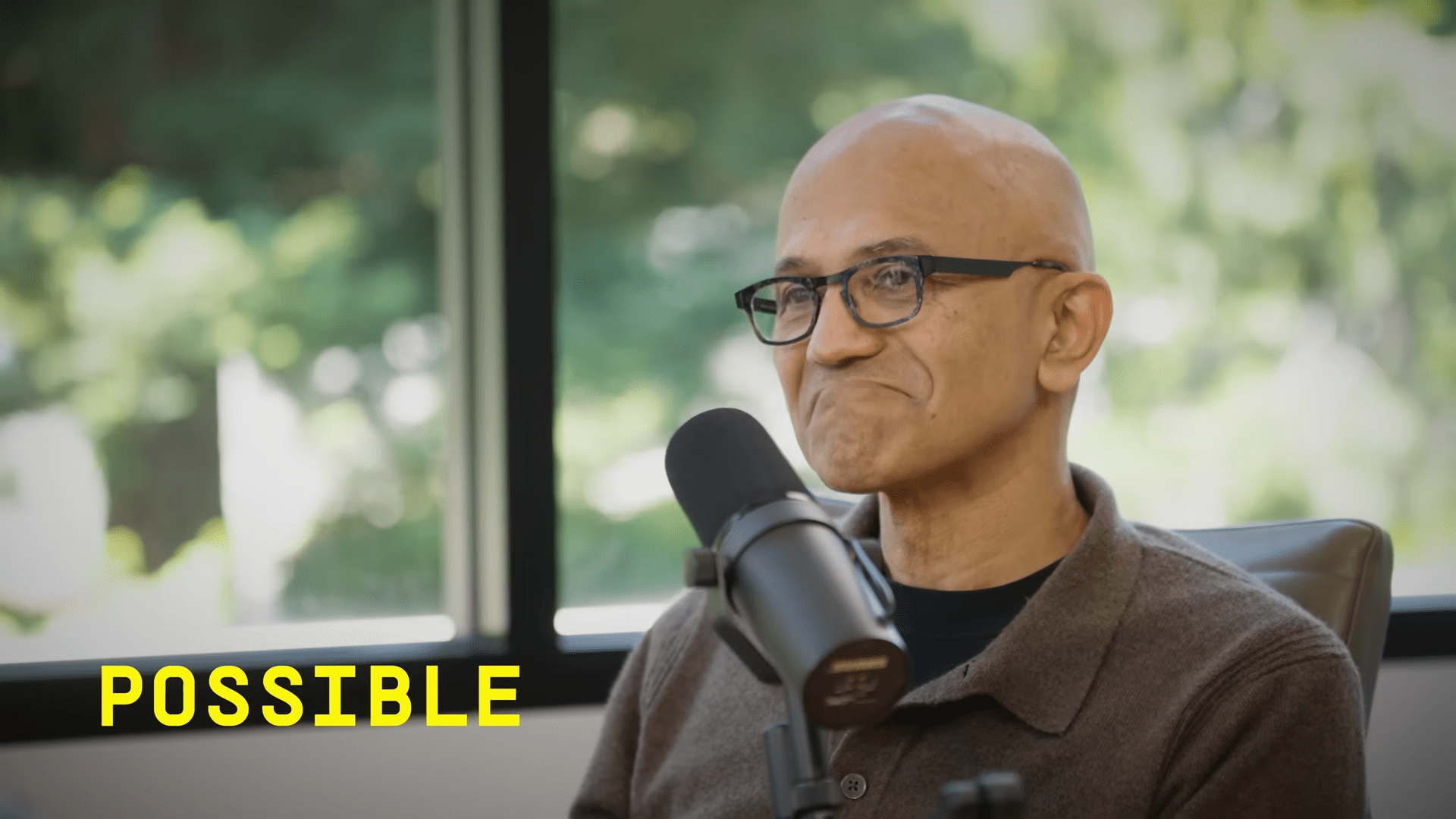 An image of Microsoft CEO, Satya Nadella